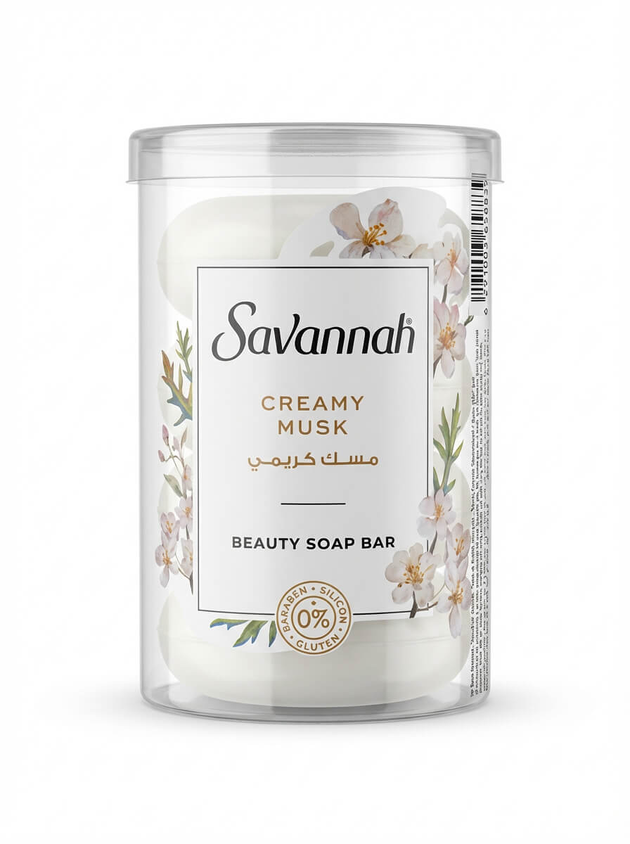 Savannah Creamy Musk Beauty Soap Bar